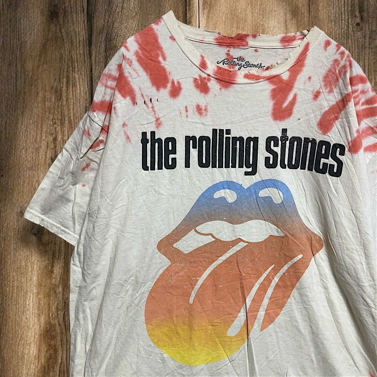 ストーンズ Rolling Stones タイダイバンドTシャツ XL G Rags 72 The  