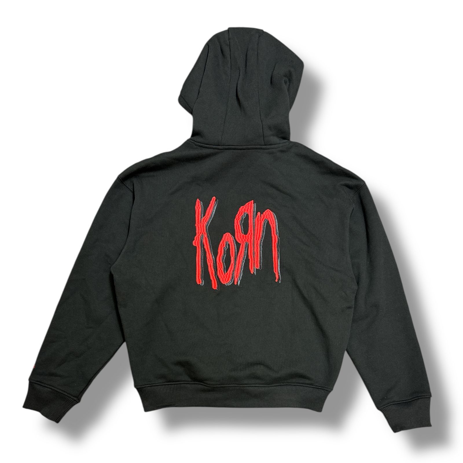 参考上代19800円 未使用品 adidas KORN HOODIE BLACK コーン