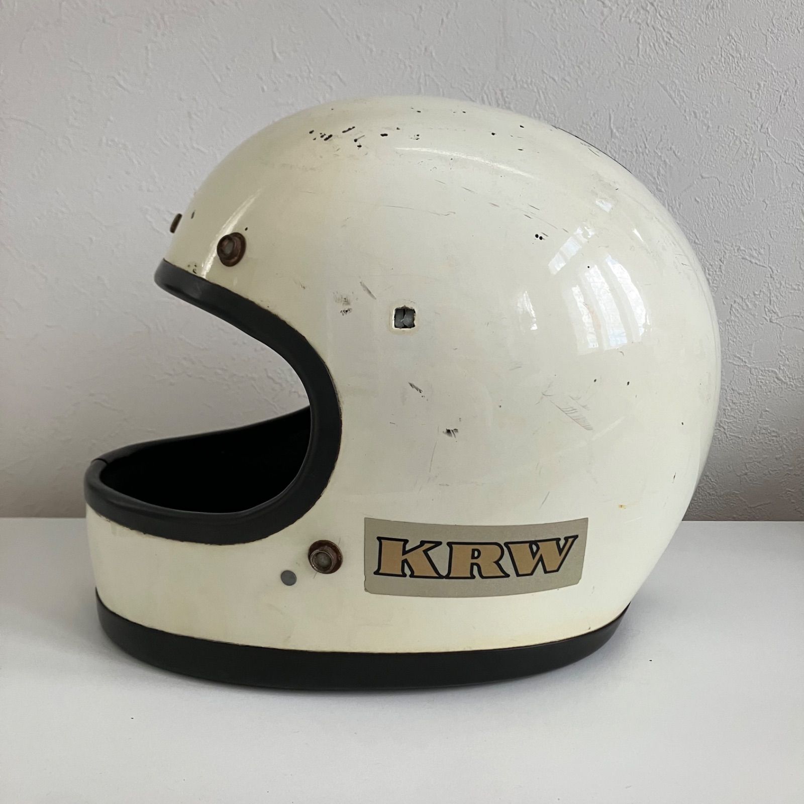 KRW 5000☆フルフェイス ビンテージ ヘルメット Mサイズ 1976年製 旧車