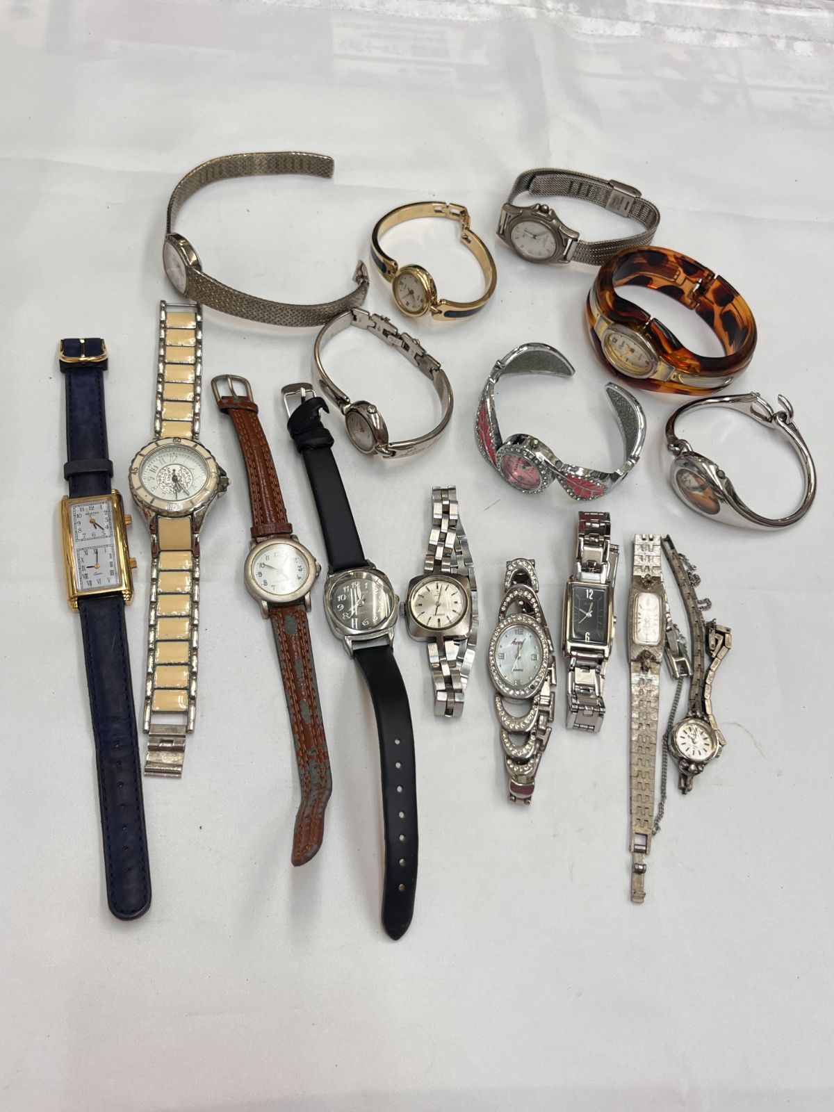 【18個】 腕時計 鼈甲 べっ甲 べっこう 等 まとめ 大量 ジャンク N【ジャンク時計まとめ】お買い得 おまとめ品 鼈甲 べっこう