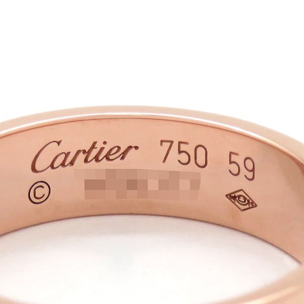 Cartier カルティエ59 Au750 DWG366 PGI 4mm