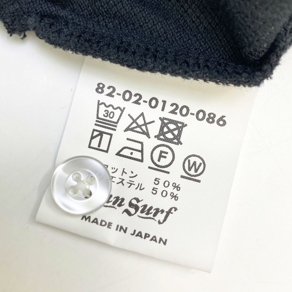 サイズ：S BEAMS GOLF ビームスゴルフ SUN SURF 別注 半袖ポロシャツ ボタニカル ハワイアンスカル 総柄 ブラック系 [240101491852] ゴルフウェア メンズ ストスト サイズ：S BEAMS GOLF ビームスゴルフ SUN SURF 別注 半袖