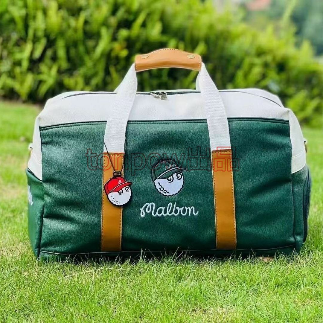 マルボン ゴルフ☆Malbon New Basic Boston Bag☆ボストンバッグ