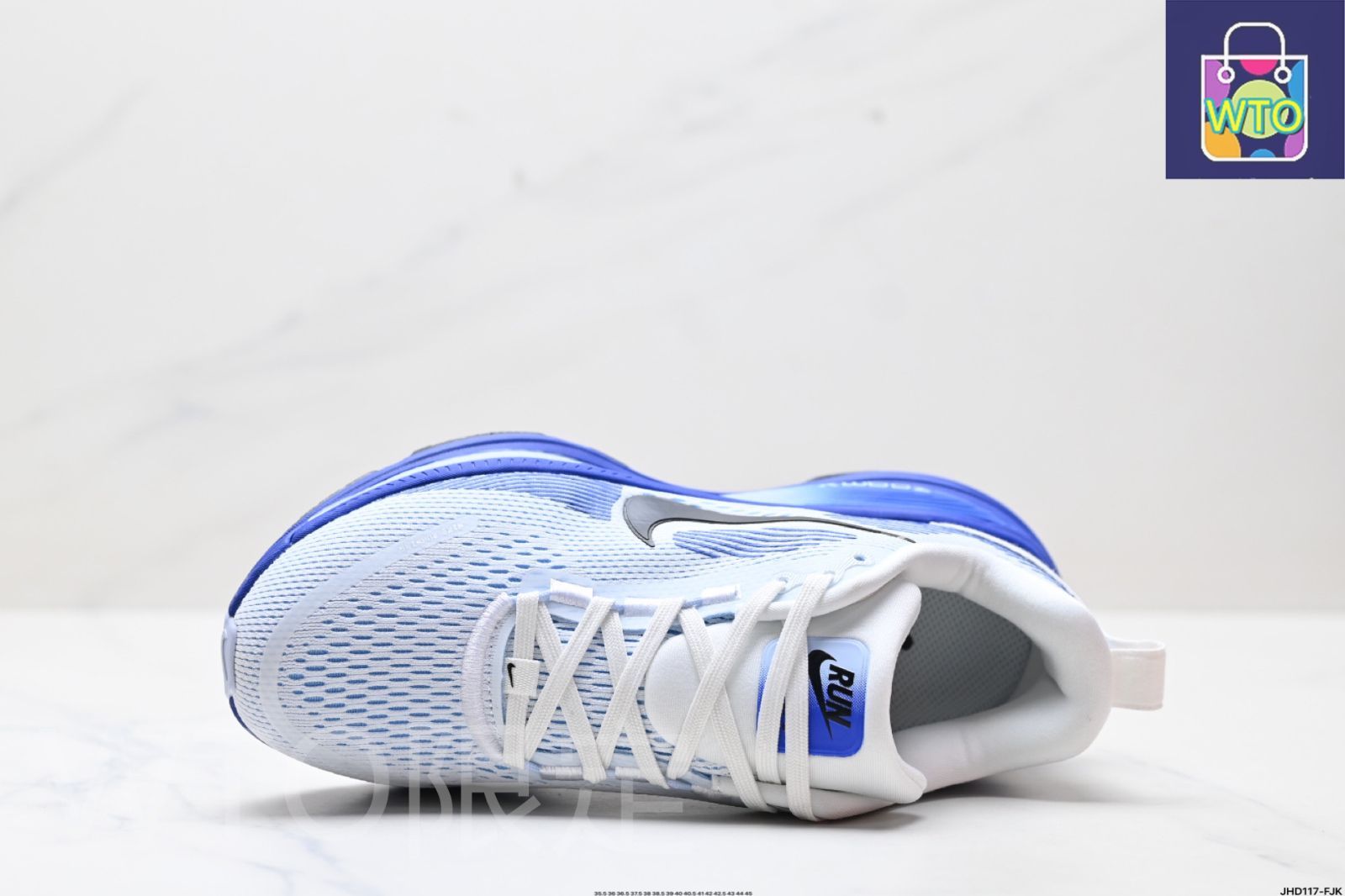 ナイキ ボメロ18 ホワイト|ブルー -WTO輸入2