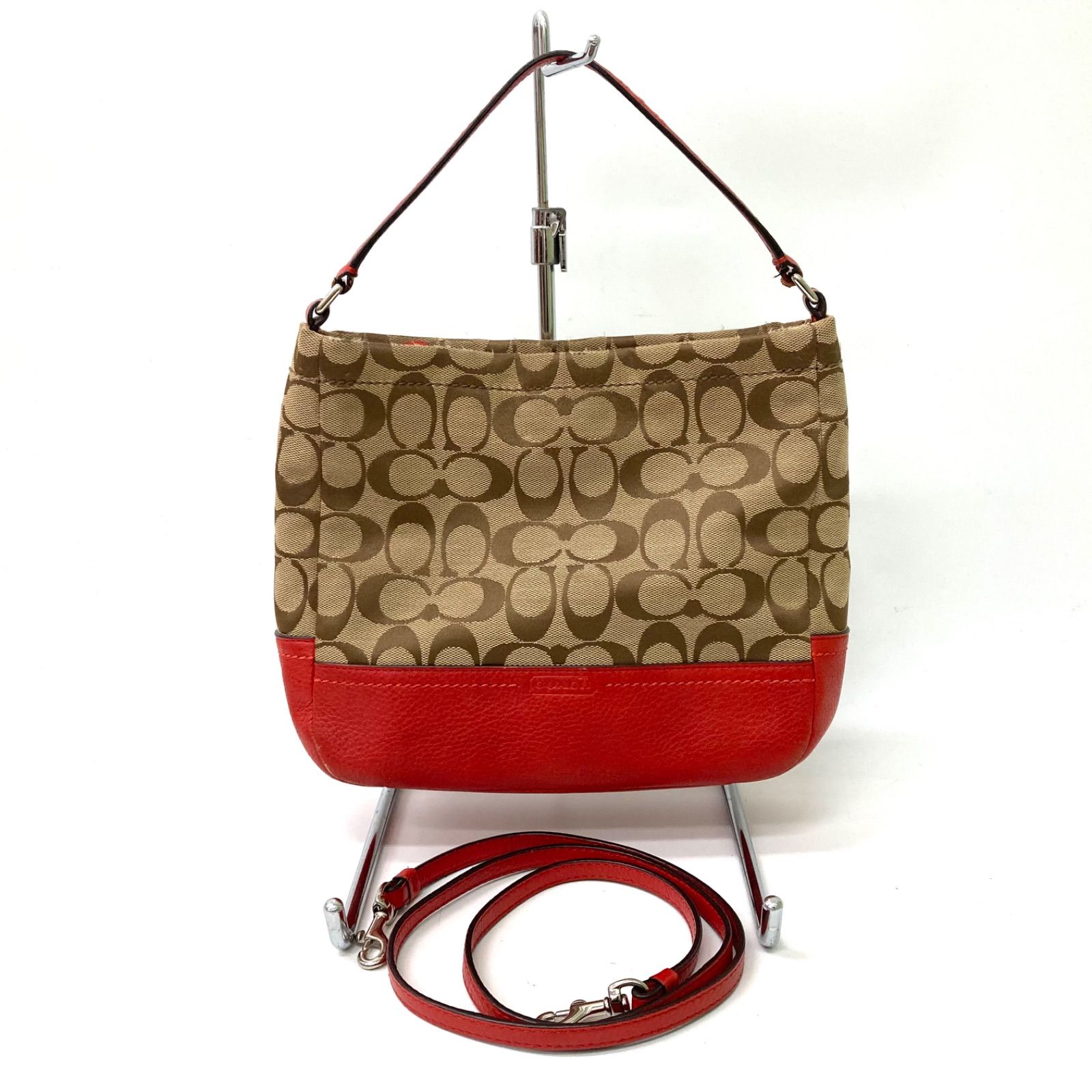 COACH】コーチ ブラウン ハンドバッグ ショルダーバッグ 2WAY ブラウン 
