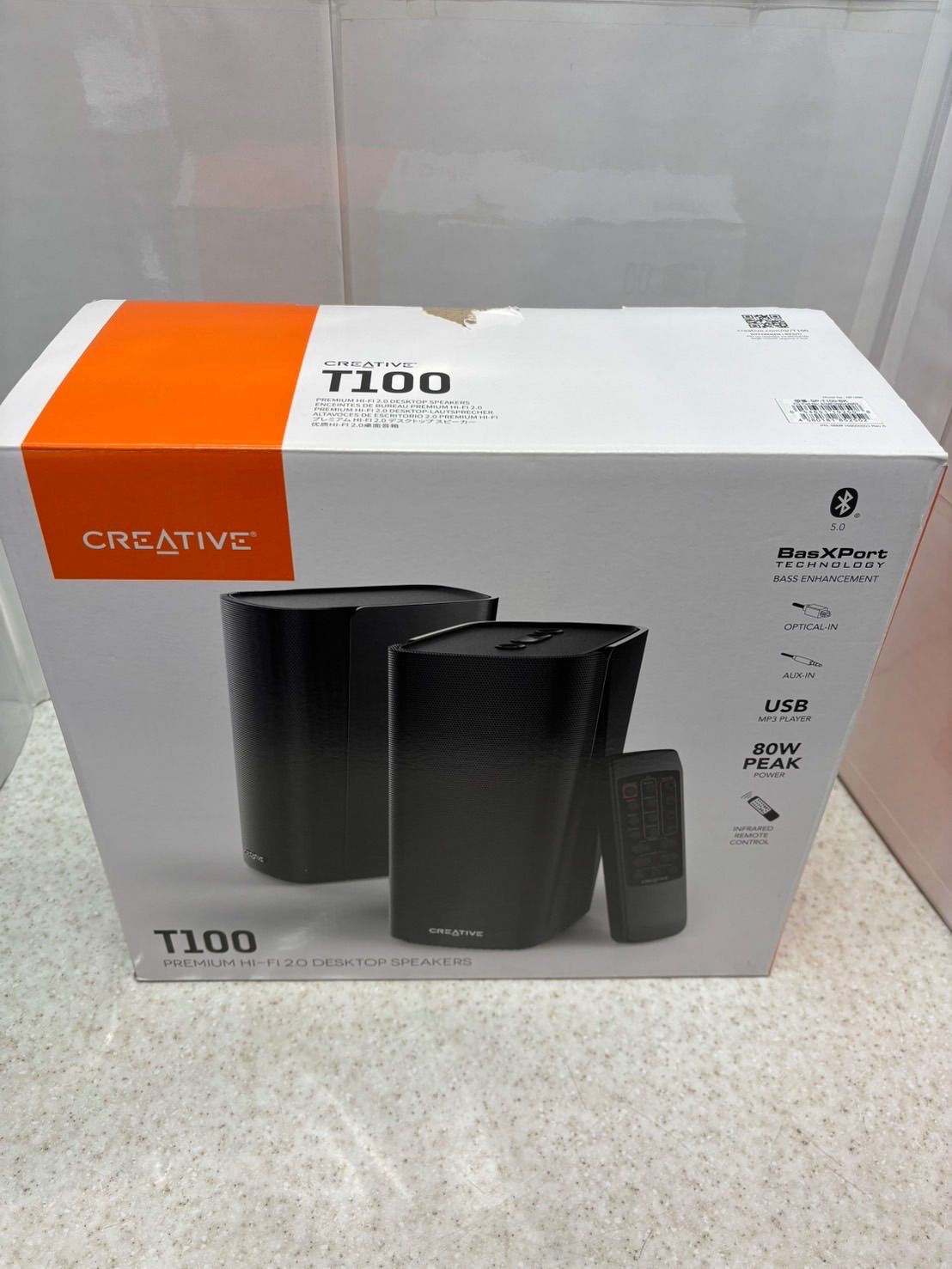 Creative T100 - 有線（アナログ/デジタル）＆ワイヤレス接続に