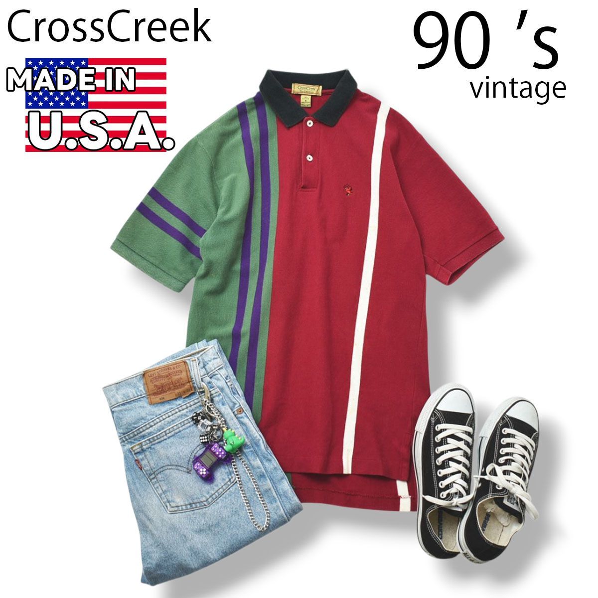 希少】90sヴィンテージ USA製 クロスクリーク CrossCreek Pro