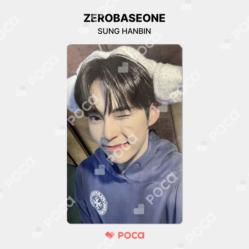 韓国 ZB1 iconic サノク 事前収録 2週目 ソンハンビン トレカ