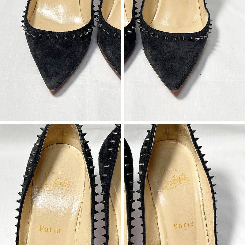Christian Louboutin クリスチャンルブタン 35.5 スタッズ パンプス 