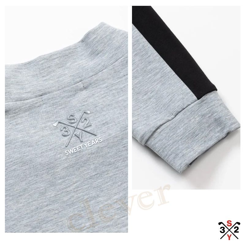 ロングスリーブモックネック SY32 ゴルフ ゴルフウェア メンズ モックネック モックネックシャツ 長袖 ロンT SY32 by SWEET YEARS GOLF SIDE LINE MODAL MOCK SYG-24A002 xaz-syg-24a002 WHITEMONARCHHOTEL_COM