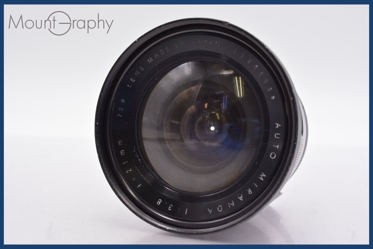 ジャンク ミランダ AUTO MIRANDA 21mm F3.8 同梱可 yk5333