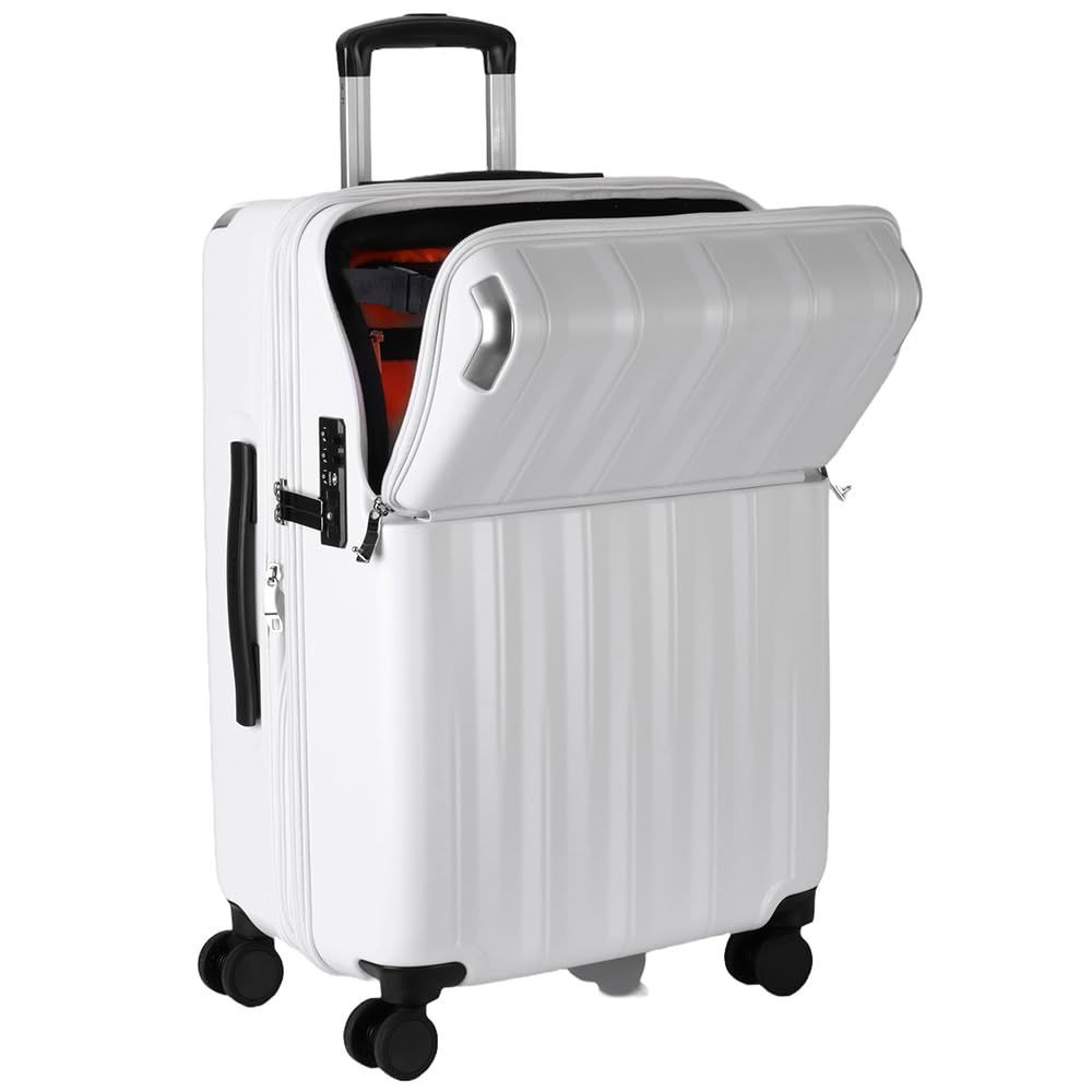 ストッパー付き ブレーキ付き 拡張機能 フロントオープン トップオープン レスト ジッパーキャリー キャリーケース 60L 71L スーツケース トラベリスト
