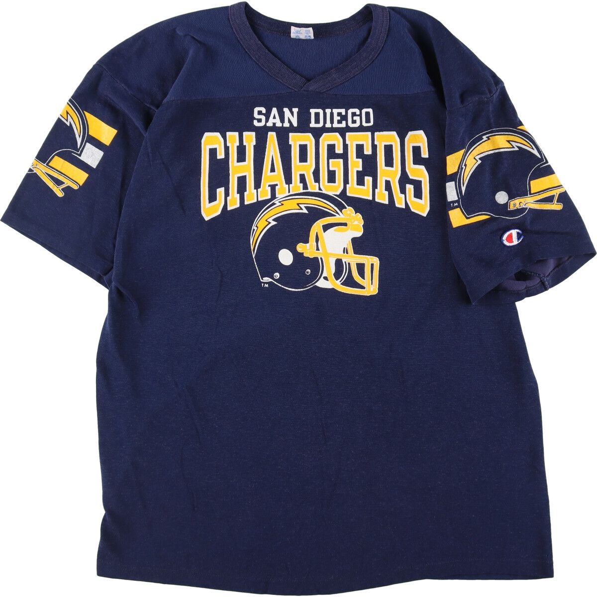古着 80年代 チャンピオン Champion トリコタグ NFL SAN DIEGO CHARGERS サンディエゴチャージャーズ スポーツ