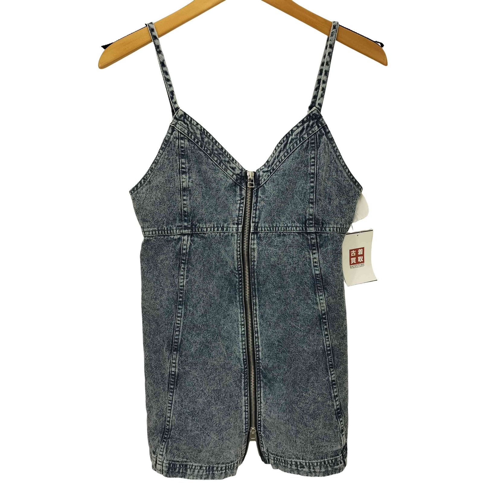 JEANASIS キャミ（フロントジップキャミ:ミクキャミ） JEANASIS（ジーナシス）の「【完全受注生産】front zip cami
