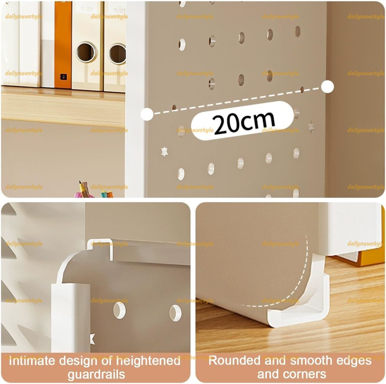 人気推薦◇卓上ラック 穴付き デスク上収納ラック 有孔ボード 卓上本棚