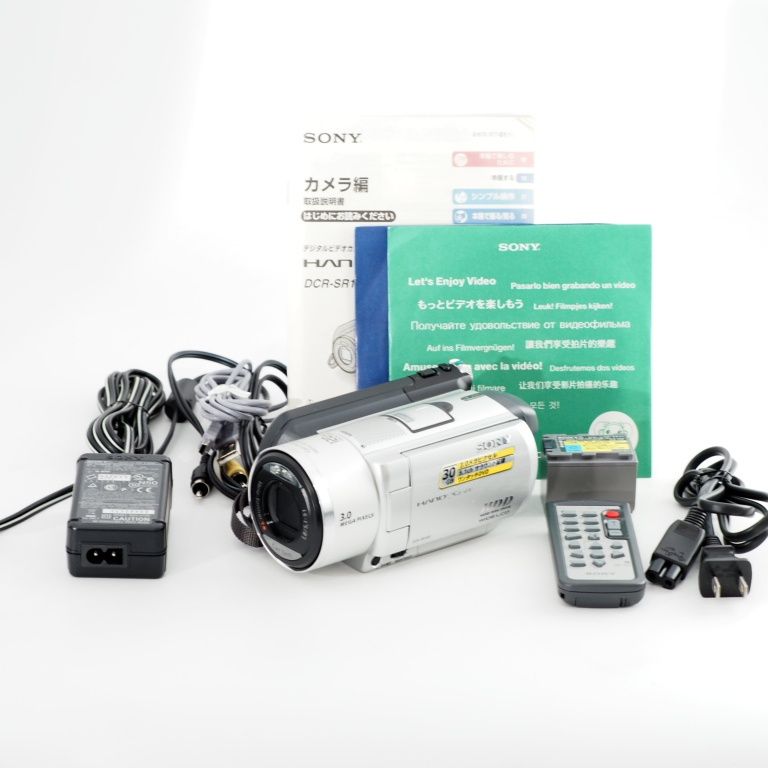 SONY ソニー デジタルビデオカメラ Handycam DCR-SR100 シルバー HDD30GB搭載