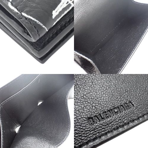 BALENCIAGA(バレンシアガ) グラフィティ ミニ ウォレット コンパクト