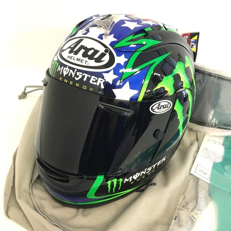 Arai アライ RX-7 RR5 ホプキンス フルフェイスヘルメット 除菌消臭済 55～56cm Sサイズ ブラック オートバイ ツーリング ライディング バイカー バイク用品 TA3351