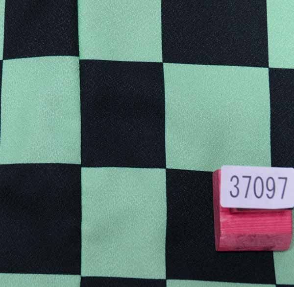 七五三 五歳 男児 羽織袴フルセット 日本製 黒×緑 市松模様 お