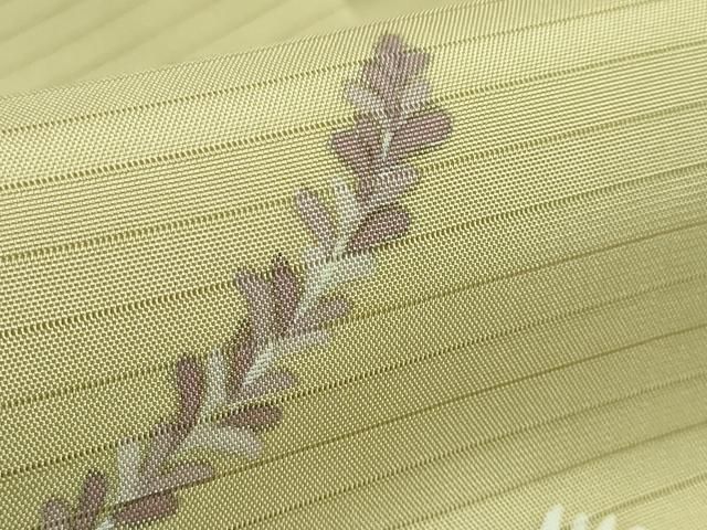 平和屋着物□極上 夏物 華道家 楠目ちづ 絽塩瀬 九寸名古屋帯 手描き