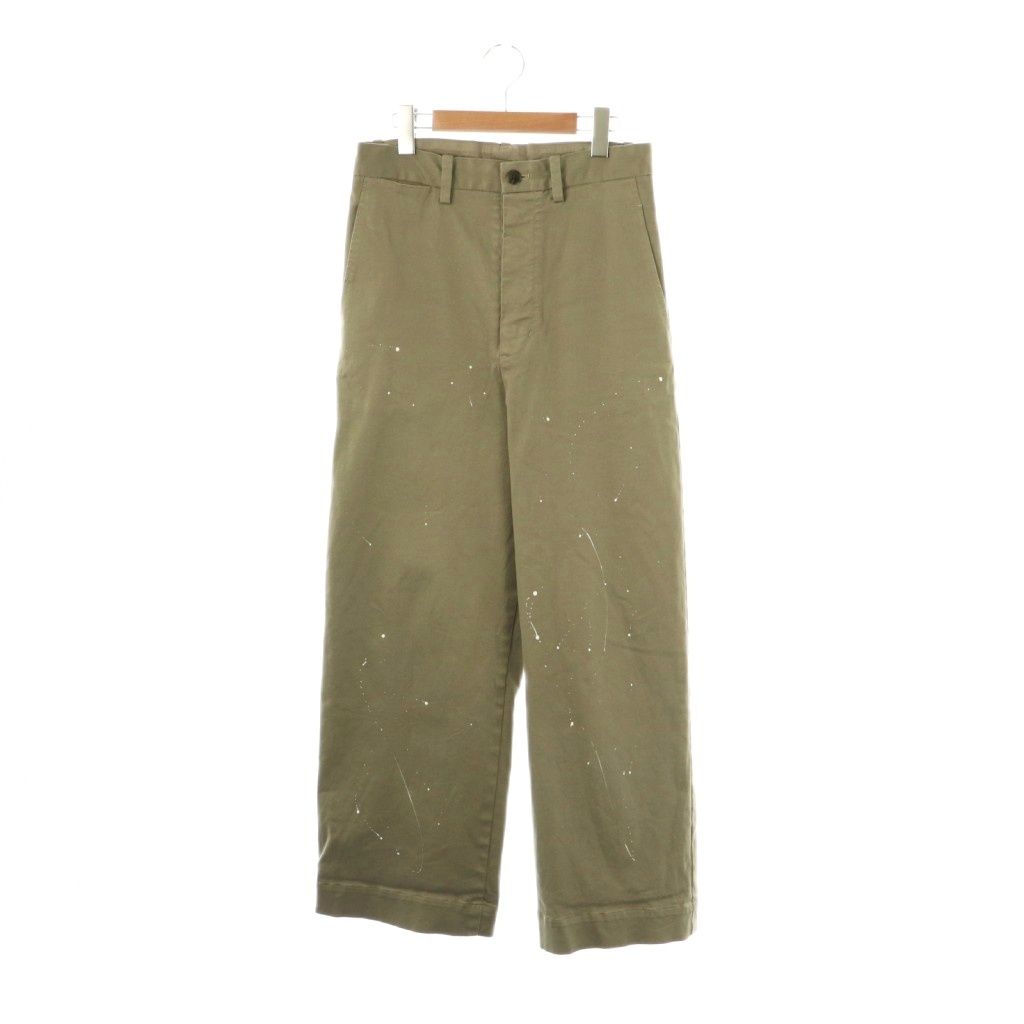 ブリル BRILL 25SS ペイントチノパンツ ワイドパンツ ハイ