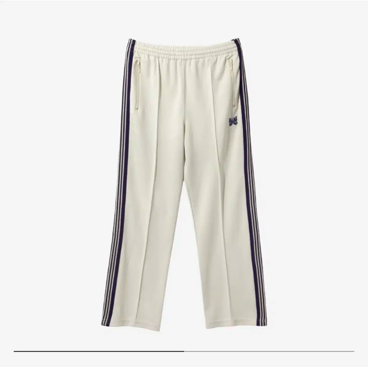 ニードルス トラックパンツ ヒザデル 白 ホワイト 23ss