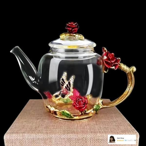 ☆煎茶道具 急須 ガラス 茶壷 横手急須 湯沸 水注 茶入 古美術