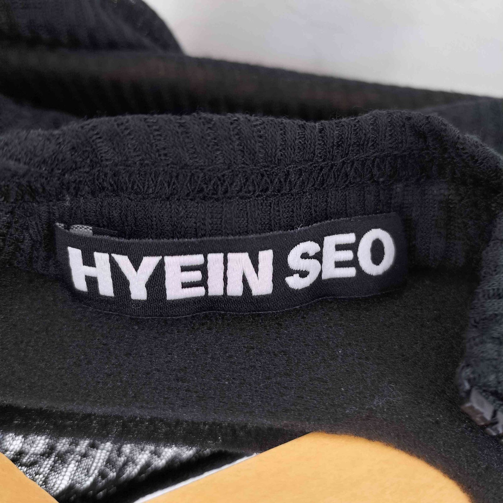 hyein seo(ヘインソ) HELIX LONG SLEEVE シアーカットソー レディース  0 中古 古着 0925 ヘインソ hyein seo HELIX LONG SLEEVE シアーカットソー