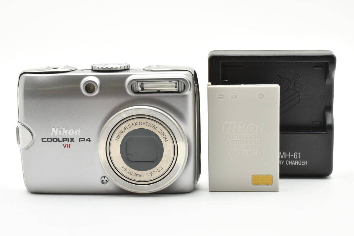 ニコン Nikon COOLPIX P4 シルバー コンパクトデジタルカメラ L66 6673