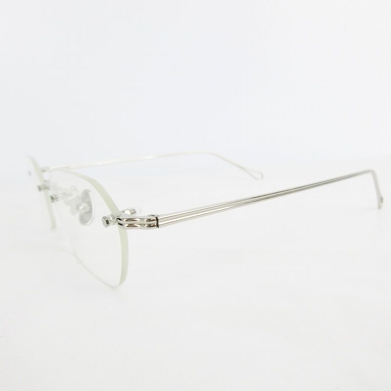 A.D.S.R. エーディーエスアール VATH 03 ヴァス リムレス サングラス メガネ クリアレンズ シルバーフレーム