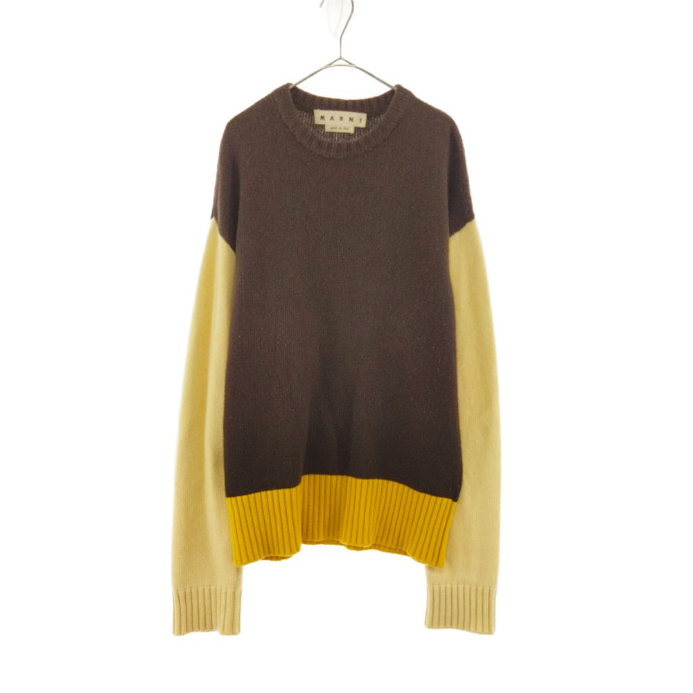 MARNI (マルニ) 19AW CRAZY PATTERN CREW NECK KNIT GCMG0096Q0 カラー