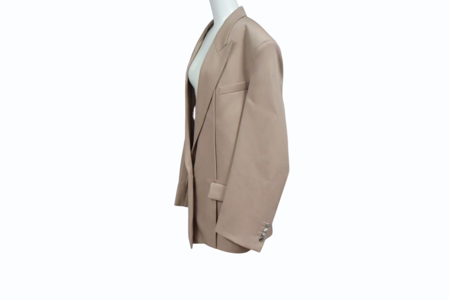 THE ATTICO★アシンメトリーウールブレザー★送関込 AZUL by moussy（アズールバイマウジー）の「SIDE SLIT BLAZER