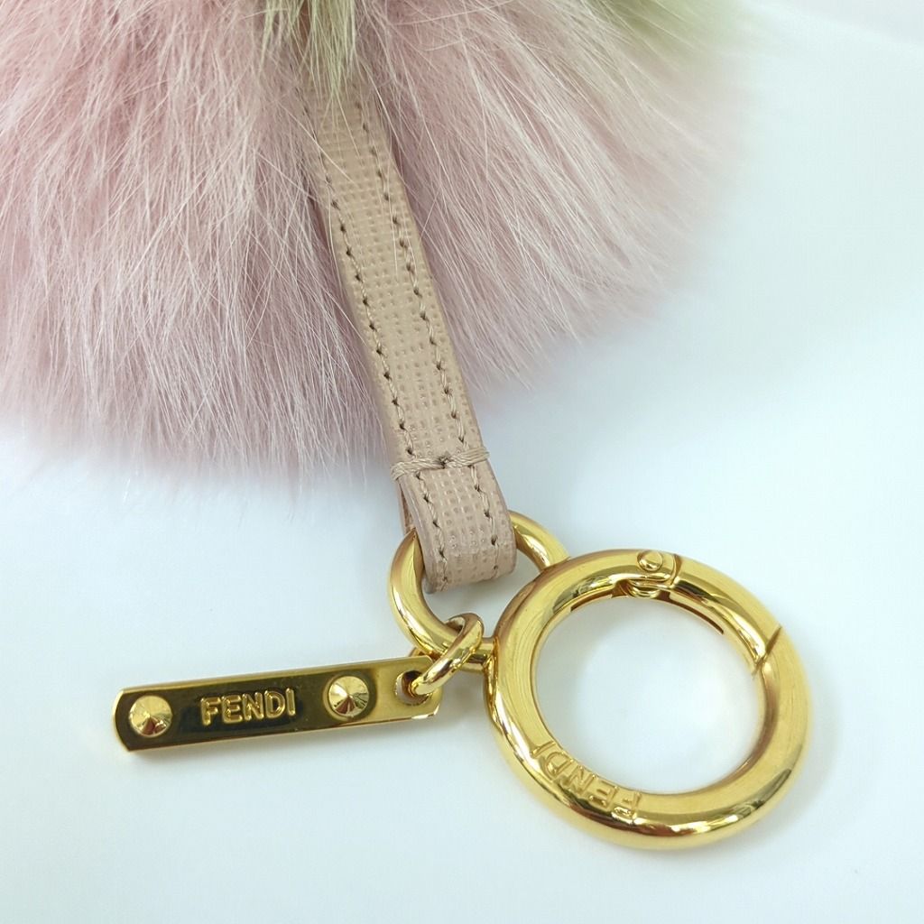 フェンディ FENDI キーホルダー チャーム ポンポン フォックス