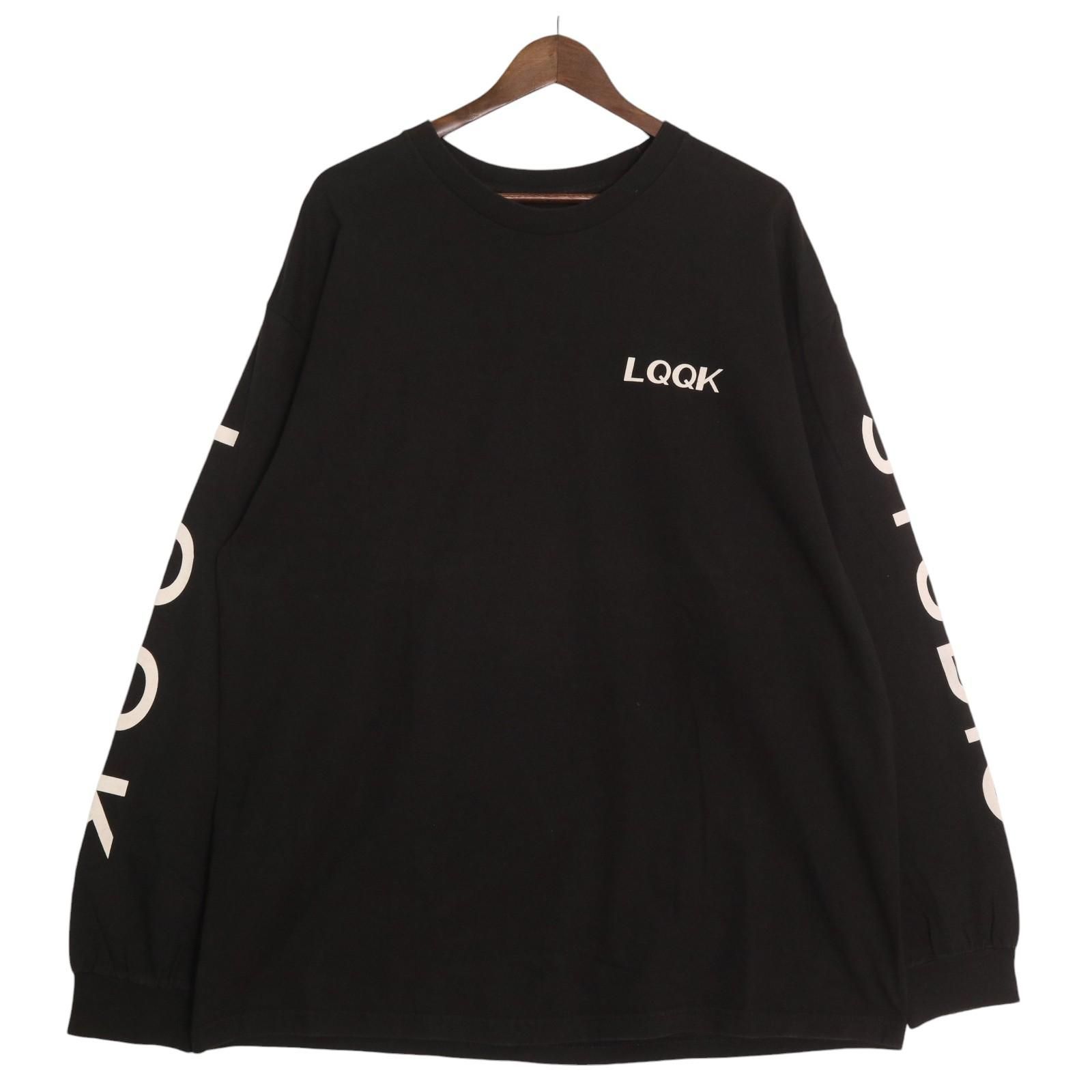 LQQK STUDIO ルックスタジオ 袖ロゴ ロゴプリント コットン ロングスリーブ Tシャツ 長袖 カットソー ロンT 表記サイズXL  【2411】 - メルカリ