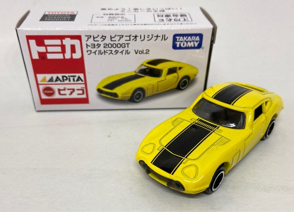 トミカ ミニカー アピタ　ビアゴ　オリジナル　ワイルドスタイル　6種セット タカラトミー トミカ/アピタピアゴオリジナル トヨタ2000GT