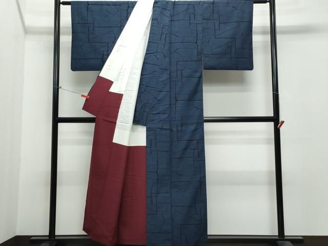 平和屋着物○綿薩摩 吉祥文 木綿 逸品 CAAS8410vf - メルカリ 