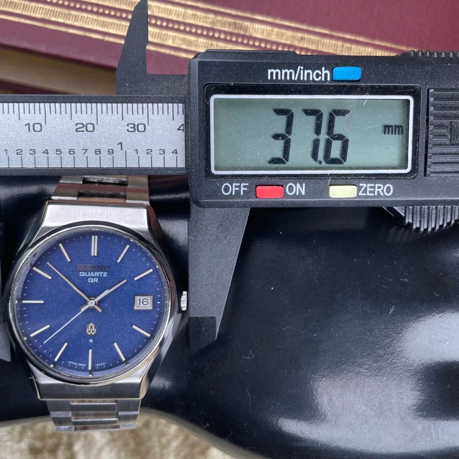 稼働品　SEIKO QUARTZ QR 3862-8020 セイコーQR. 38クォーツ ビンテージ 稼働中 SEIKO 38系クォーツ