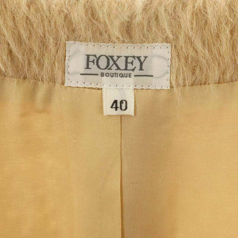 フォクシー ブティック FOXEY BOUTIQUE アルパカ ウール混 五分袖 ボレロ カーディガン 五分袖 40 ベージュ /NR □OS -  メルカリ