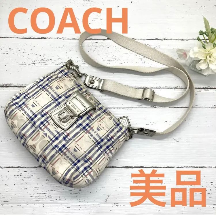 美品　COACH シグネチャー　ショルダーバッグ クロスボディ　54791 美品❣️ COACH コーチ シグネチャー クロスボディ ショルダー