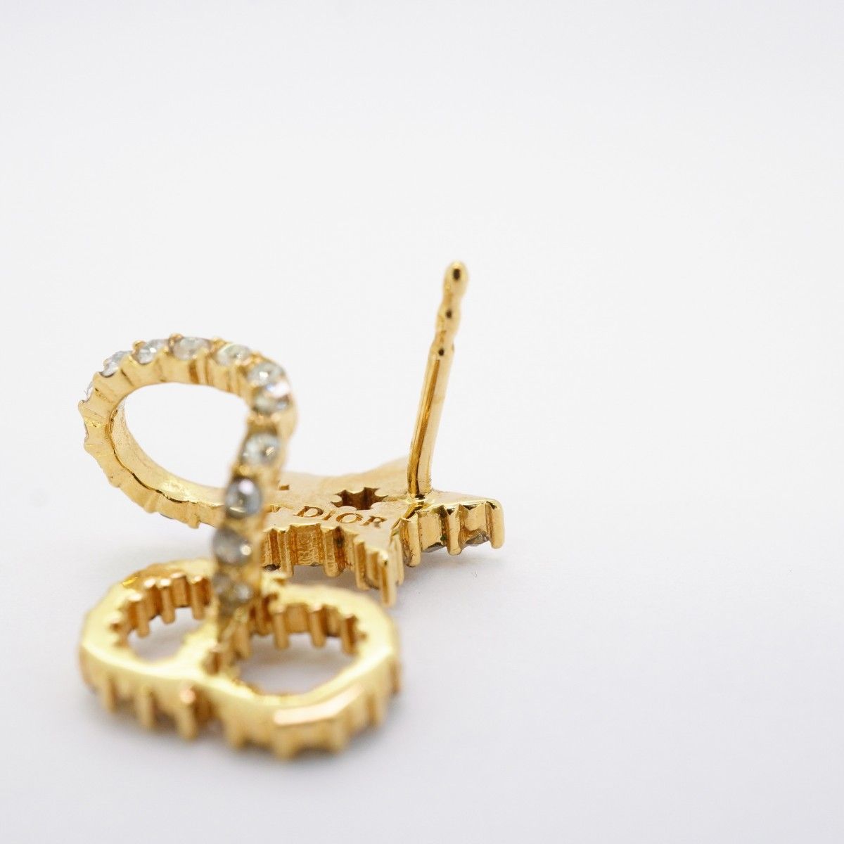 ディオール CD スター ストーン ゴールド ピアス アクセサリー 星 Dior
