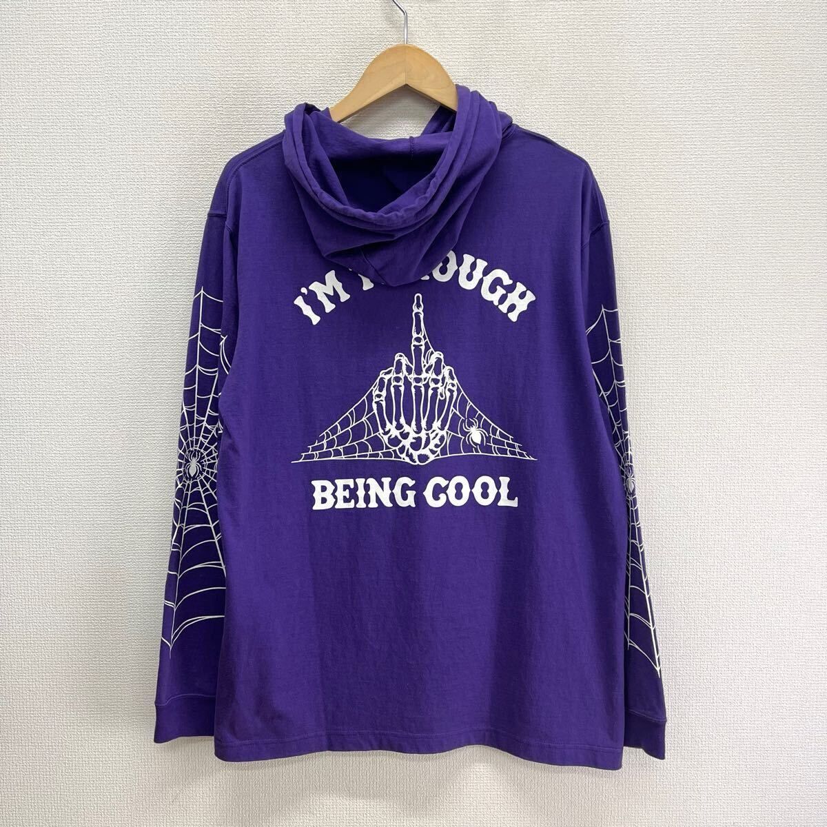COOTIE PRODUCTIONS クーティー 17AW Hooded Print L/S Tee I'M COOTIE PRODUCTIONS クーティー 17AW Hooded Print L/S Tee I'M