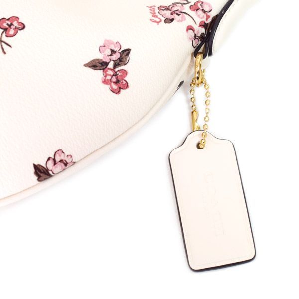 コーチ バッグ COACH レザー てんとう虫 フローラル ロゴ プリント