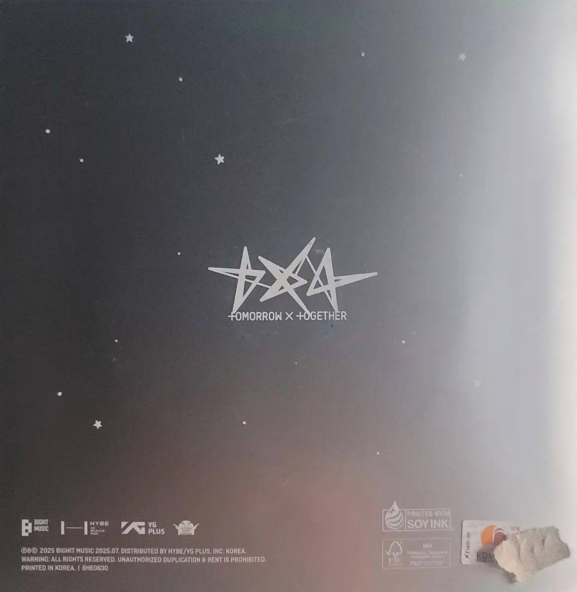 新品 TOMORROW X TOGETHER(TXT) 正規 4 家 非売品 サイン