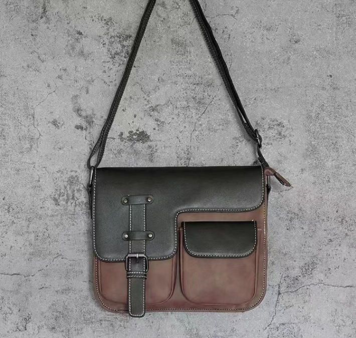 新入荷 牛革メンズバッグ 本革 レザー ショルダーバッグ 通学 通勤 斜め掛けバッグ メッセンジャーバッグ ビジネスバッグ