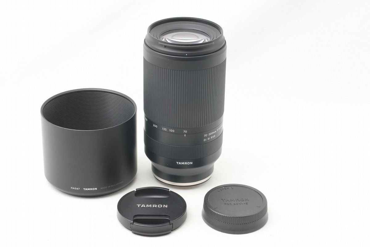 訳あり タムロン70-300mm F4-5.6 レンズフード付き