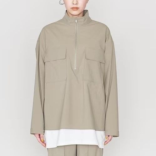 ASTRAET - ASTRAET アストラット 23SS 日本製 PE ハーフジップ2