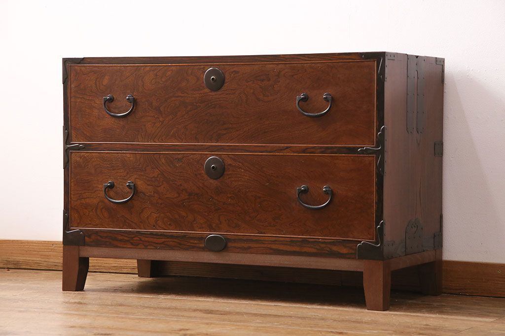 リビングボード 楠木材 ケヤキ材 R-049349