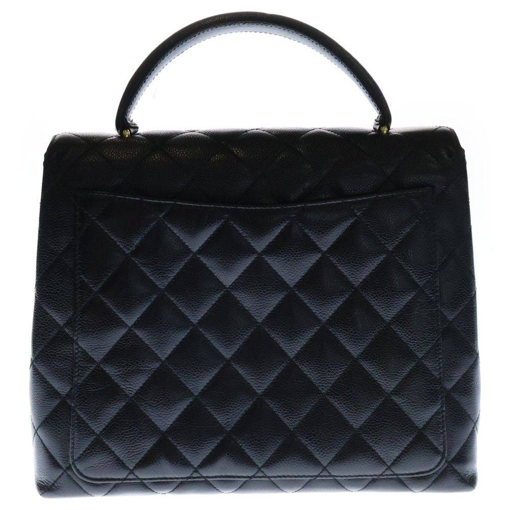 シャネル カーフィアスキン ココマーク マトラッセ ハンドバッグ CHANEL (シャネル) ココマーク マトラッセ トップハンドル30
