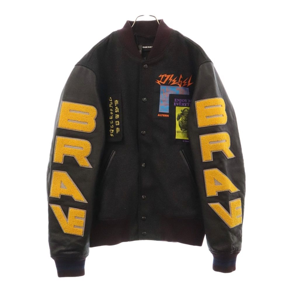 DIESEL (ディーゼル) 18AW L-HARRYZ JACKET ワッペンウールスタジャン 