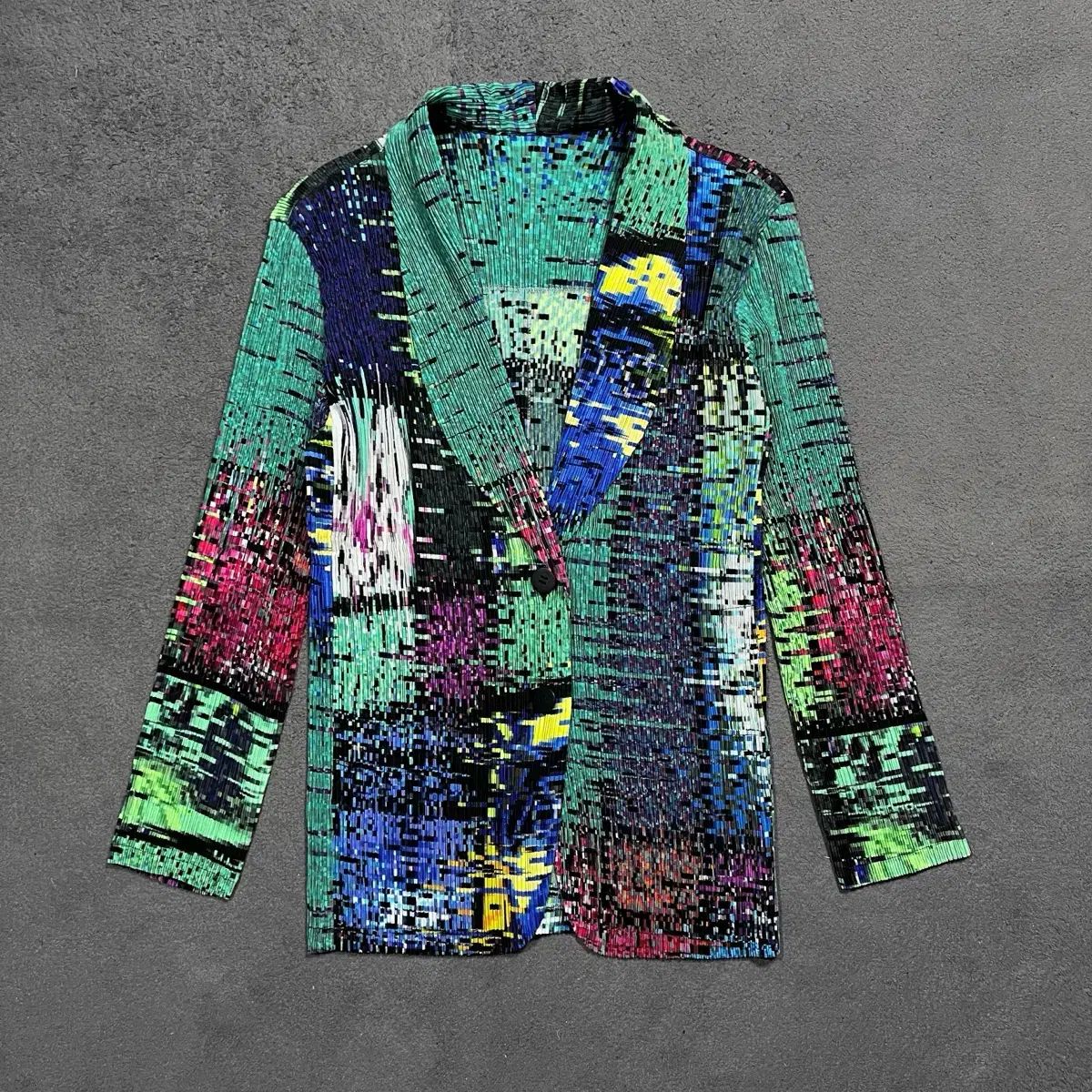 イッセイミヤケ　FETE プリーツ ジャケット 中古・古着通販】ISSEY MIYAKE FETE (イッセイミヤケフェット